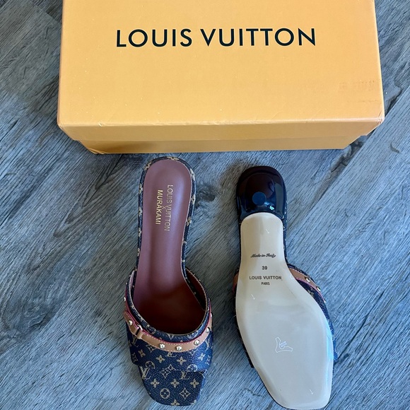 Louis Vuitton Monogram Heel Sandals - Picture 3 of 3